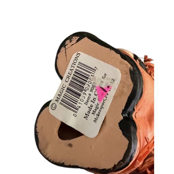 Witch Bendable Hat Magic Creations Ceramic Halloween Bat Pumpkin Whimsical READ - Picture 5 of 5